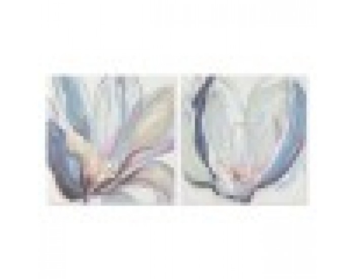 Картина Home ESPRIT Цвете Град 80 x 3 x 80 cm (2 броя) Картина Home ESPRIT Цвете Град 80 x 3 x 80 cm (2 броя)