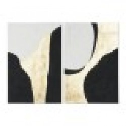 Картина Home ESPRIT Абстрактен Град 60 x 3 x 90 cm (2 броя) - Картини, Плакати, Пъзели