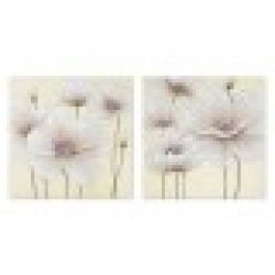 Картина Home ESPRIT Shabby Chic 80 x 3 x 80 cm (2 броя) - Картини, Плакати, Пъзели