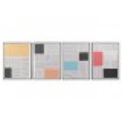 Картина DKD Home Decor Абстрактен (60 x 3 x 80 cm) (4 pcs) - Картини, Плакати, Пъзели