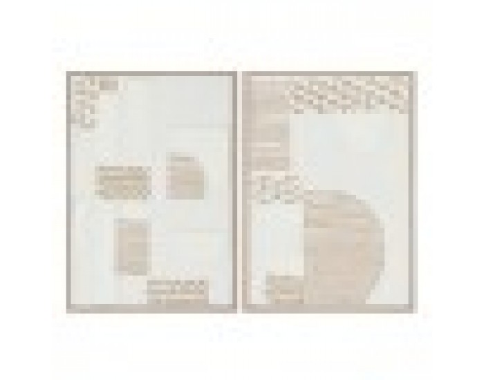 Картина Home ESPRIT Абстрактен Град 50 x 3 x 70 cm (2 броя)