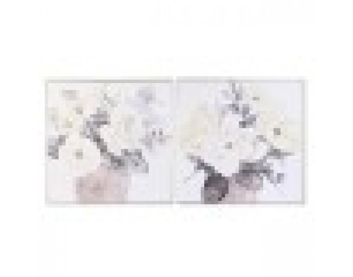 Картина DKD Home Decor Ваза (80 x 3,5 x 80 cm) (2 броя)