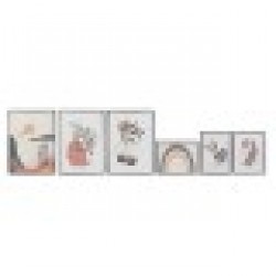 Картина DKD Home Decor Пластно Листи полистирен (40 x 2.8 x 60 cm) (6 pcs) - Картини, Плакати, Пъзели