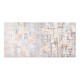Картина DKD Home Decor Squares Пластно Абстрактен (2 pcs) (100 x 3 x 100 cm)