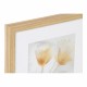 Картина DKD Home Decor Drawed Leaf (33 x 3 x 38 cm)