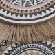 Пластно Home ESPRIT Бял Естествен Boho 70 x 3 x 50 cm (2 броя) Пластно Home ESPRIT Бял Естествен Boho 70 x 3 x 50 cm (2 броя)