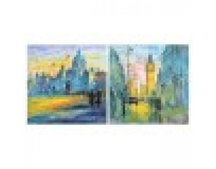 Картина DKD Home Decor (100 x 3 x 100 cm) (2 pcs)