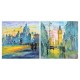 Картина DKD Home Decor (100 x 3 x 100 cm) (2 pcs)
