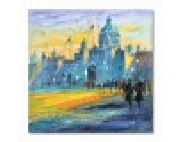 Картина DKD Home Decor (100 x 3 x 100 cm) (2 pcs)