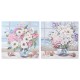 Картина DKD Home Decor Shabby Chic (100 x 3 x 100 cm) (2 броя)