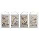 Пластно DKD Home Decor Птици (4 pcs) (60 x 2 x 90 cm) Пластно DKD Home Decor Птици (4 pcs) (60 x 2 x 90 cm)