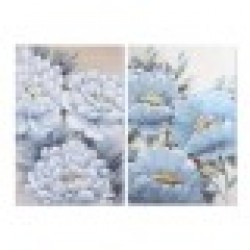Картина Home ESPRIT романтичен 80 x 3 x 120 cm (2 броя) - Картини, Плакати, Пъзели