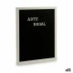 Картина Черен Бял Панел 144 Букви (2,5 x 50,5 x 40,5 cm) (12 броя) - Картини, Плакати, Пъзели