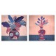 Картина DKD Home Decor Ваза (2 pcs) (83 x 4.5 x 83 cm) Картина DKD Home Decor Ваза (2 pcs) (83 x 4.5 x 83 cm)