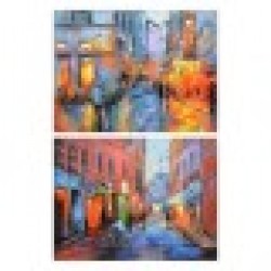 Картина DKD Home Decor (120 x 3 x 90 cm) (2 pcs) - Картини, Плакати, Пъзели
