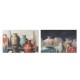 Картина DKD Home Decor Пластно Ваза (2 pcs) (90 x 2.7 x 60 cm)