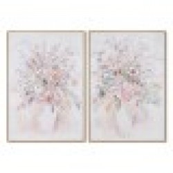 Картина Home ESPRIT Shabby Chic Ваза 70 x 3,5 x 100 cm (2 броя) - Картини, Плакати, Пъзели