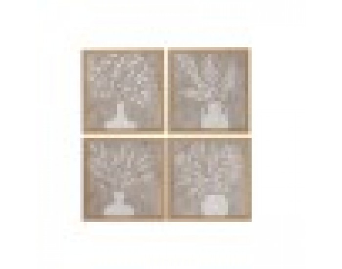 Картина Home ESPRIT Ваза Скандинавски 30 x 2 x 30 cm (2 броя)