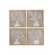 Картина Home ESPRIT Ваза Скандинавски 30 x 2 x 30 cm (2 броя)