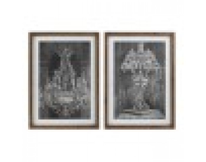 Картина DKD Home Decor Лампа (50 x 2 x 70 cm) (2 броя)