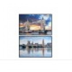 Пластно DKD Home Decor Лондон (90 x 2.5 x 60 cm) (2 броя) - Картини, Плакати, Пъзели