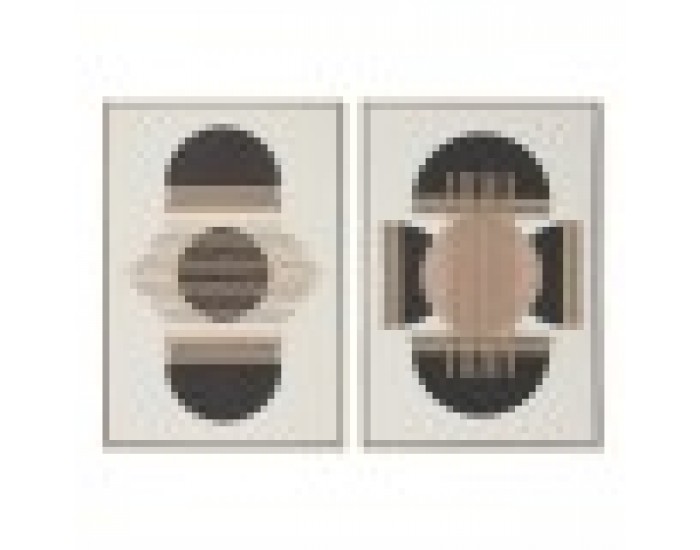 Картина 3D Home ESPRIT Boho 63 x 4,3 x 93 cm (2 броя)