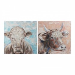 Картина DKD Home Decor Caw (100 x 3.5 x 100 cm) - Картини, Плакати, Пъзели