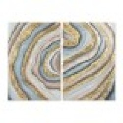 Картина Home ESPRIT Модерен 80 x 3 x 120 cm (2 броя) - Картини, Плакати, Пъзели