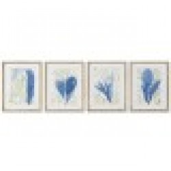 Картина Home ESPRIT Средиземноморско 35 x 2,5 x 45 cm (4 броя) - Дневна
