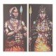 Картина DKD Home Decor Пластно Африканец (2 pcs) (60 x 5 x 120 cm) Картина DKD Home Decor Пластно Африканец (2 pcs) (60 x 5 x 120 cm)