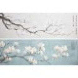 Картина DKD Home Decor 150 x 3,7 x 50 cm Японски Ориенталски (2 броя) - Картини, Плакати, Пъзели