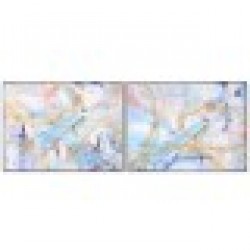 Картина DKD Home Decor Абстрактен Модерен (2 броя) - Картини, Плакати, Пъзели