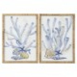 Картина Home ESPRIT Средиземноморско 50 x 2,5 x 70 cm (2 броя) - Дневна