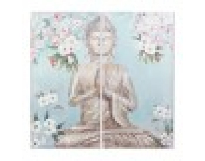 Картина DKD Home Decor Пластно Буда (70 x 3 x 140 cm) (2 pcs)