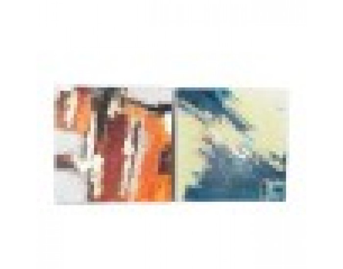 Картина DKD Home Decor Абстрактен (100 x 3.5 x 100 cm) (2 pcs)