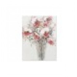 Картина DKD Home Decor Ръчно рисувана Lilled (90 x 3 x 120 cm) - Картини, Плакати, Пъзели