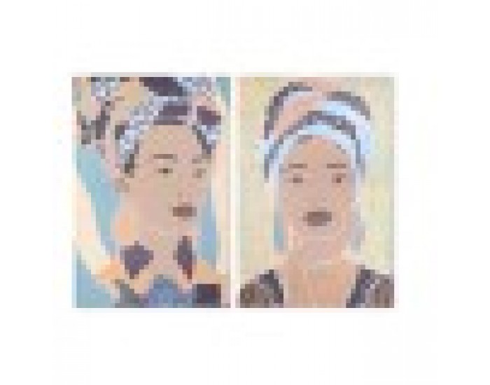 Картина DKD Home Decor Колониален Африканка (83 x 4,5 x 123 cm) (80 x 3 x 120 cm) (2 броя) Картина DKD Home Decor Колониален Африканка (83 x 4,5 x 123 cm) (80 x 3 x 120 cm) (2 броя)