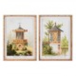 Картина DKD Home Decor Ела Кристал Ориенталски (50 x 70 x 2,8 cm) (2 броя) - Картини, Плакати, Пъзели