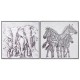 Картина Home ESPRIT Колониален 100 x 3,5 x 100 cm (2 броя) Картина Home ESPRIT Колониален 100 x 3,5 x 100 cm (2 броя)