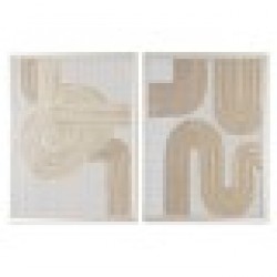 Картина Home ESPRIT Модерен 62,3 x 3,6 x 82,5 cm (2 броя) - Картини, Плакати, Пъзели