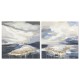 Картина DKD Home Decor Абстрактен Модерен (100 x 3,5 x 100 cm) (2 броя)