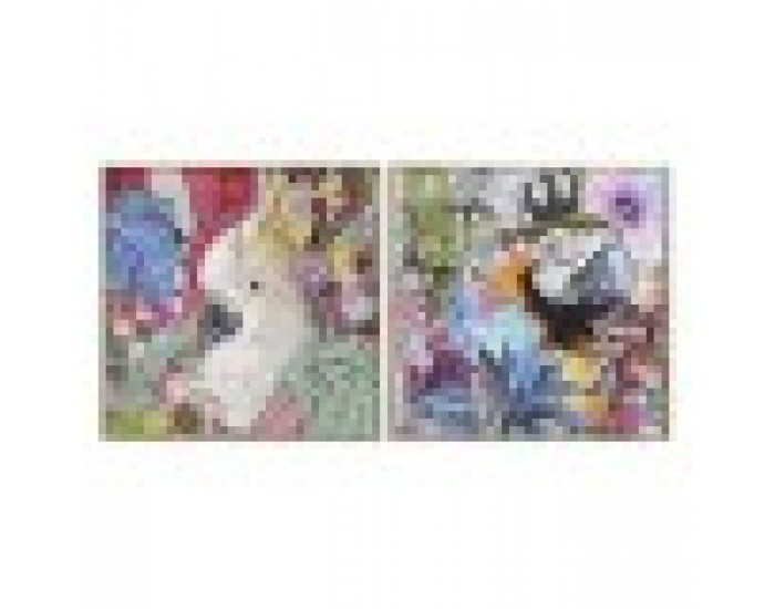 Картина Home ESPRIT Модерен 80 x 3,5 x 80 cm (2 броя)