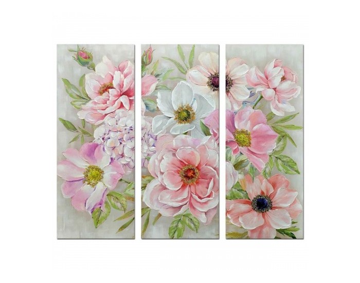 Картина DKD Home Decor Lilled Shabby Chic (60 x 3 x 150 cm) (3 броя)