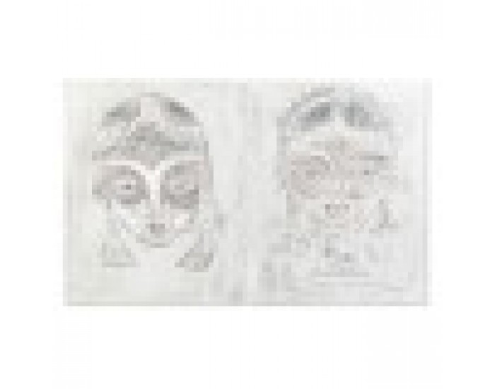 Картина DKD Home Decor Лице Колониален (80 x 3,7 x 100 cm) (2 броя)