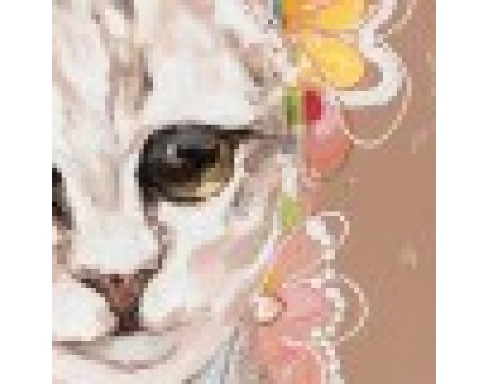 Картина DKD Home Decor Куче Модерен (90 x 3,7 x 90 cm) (2 броя)