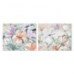 Картина Home ESPRIT Lilled Shabby Chic 100 x 3,7 x 80 cm (2 броя) - Картини, Плакати, Пъзели