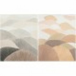 Картина DKD Home Decor 80 x 3,7 x 100 cm Планина Скандинавски (2 броя) - Картини, Плакати, Пъзели