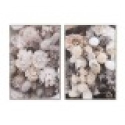 Картина DKD Home Decor Цветен (83 x 4,5 x 123 cm) (2 броя) - Картини, Плакати, Пъзели