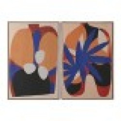 Картина Home ESPRIT Град 80 x 4,5 x 120 cm (2 броя) - Картини, Плакати, Пъзели