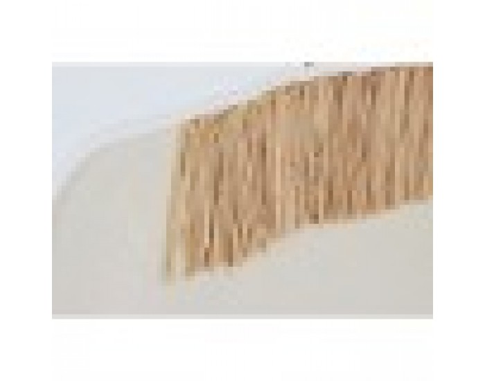 Пластно Home ESPRIT Бял Естествен Boho 80 x 4 x 100 cm (2 броя) Пластно Home ESPRIT Бял Естествен Boho 80 x 4 x 100 cm (2 броя)